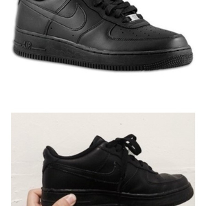 정품 나이키 포스원 올블랙