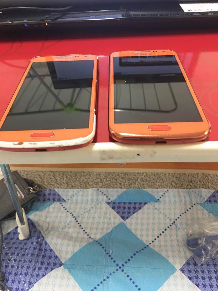 갤럭시  팝 오렌지 커플폰팝니다 (부모님 선물용)--1