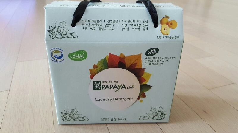 파파야플러스 자연에서 온 세탁세제 이미지
