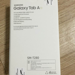 갤럭시탭A(galaxy tap A)화이트 16GB