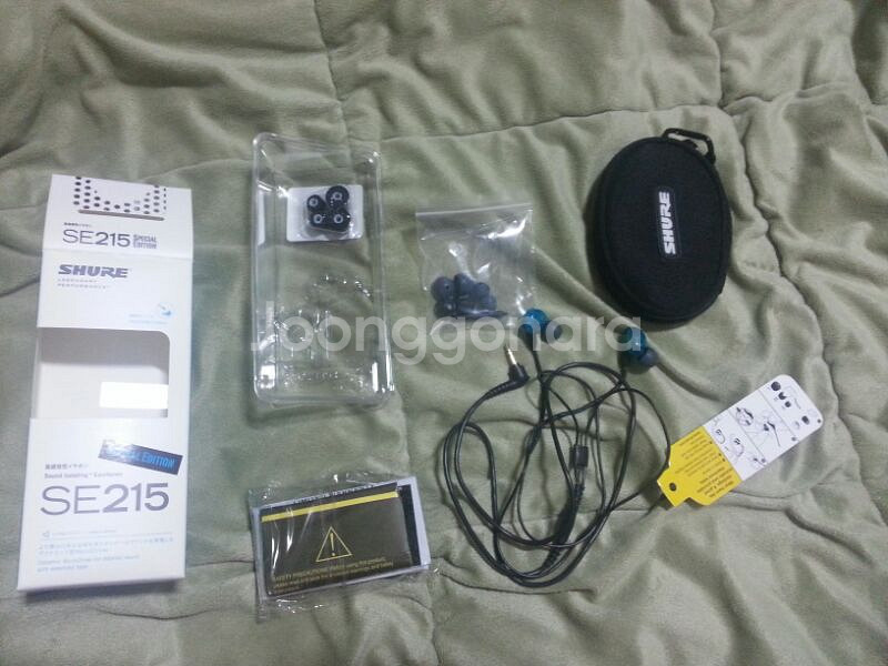이어폰 슈어 SHURE SE215SPE 팝니다--0