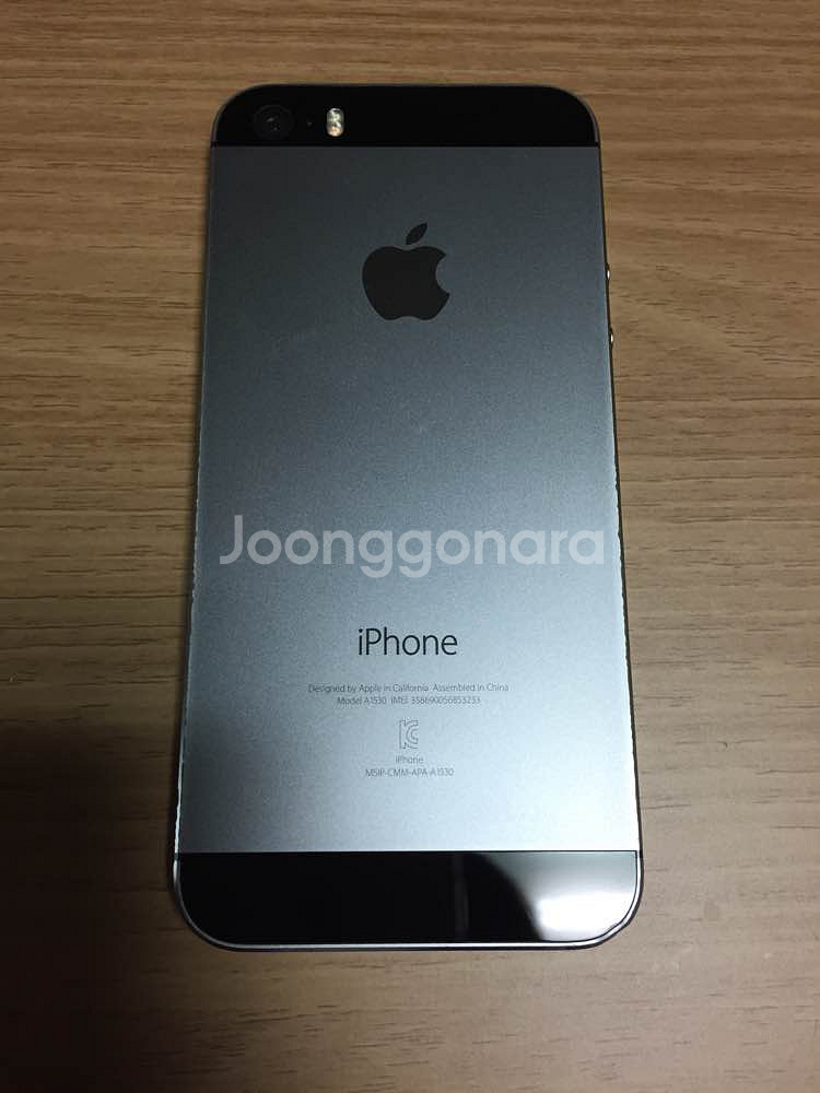 아이폰5s 스페이스그레이 16GB 풀박스 + 케이--5