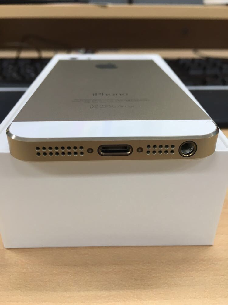중고 아이폰5s 16g 골드샴페인--4