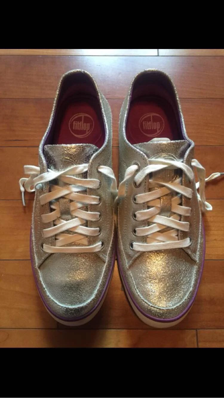 FitFlop 핏플랍 실버 운동화 250 이미지