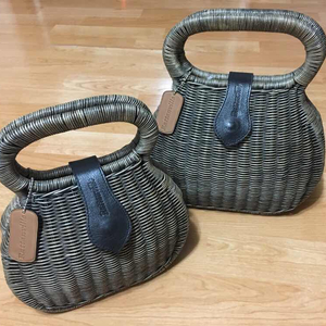 손가방 라탄가방 다이아백 라탄 왕골 휴가가방 피서