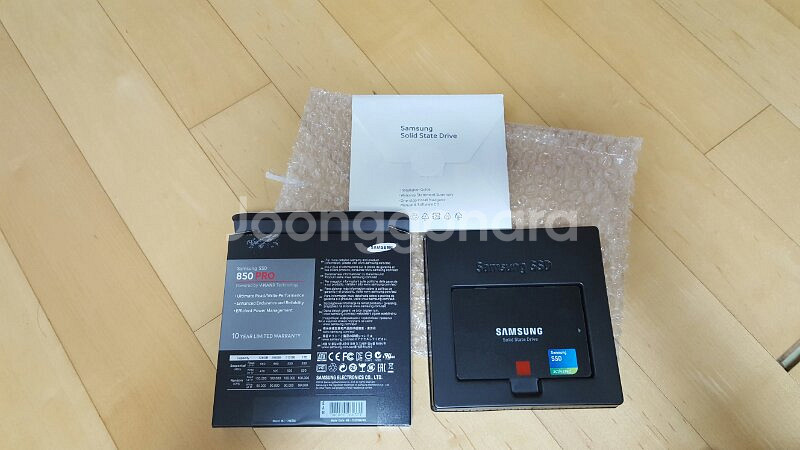 삼성 ssd pro 850 256GB 미사용--1