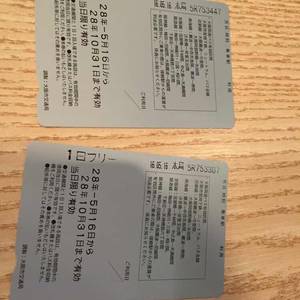 오사카 주유패스 1일권 2매 판매합니다.