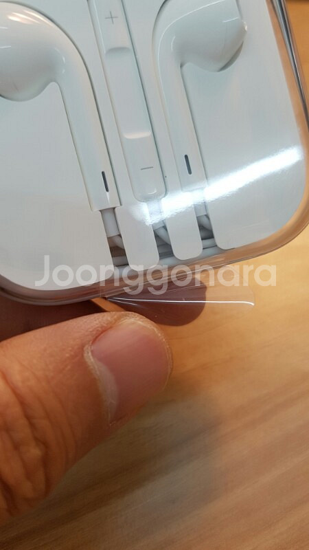 아이폰 이어폰 정품--4