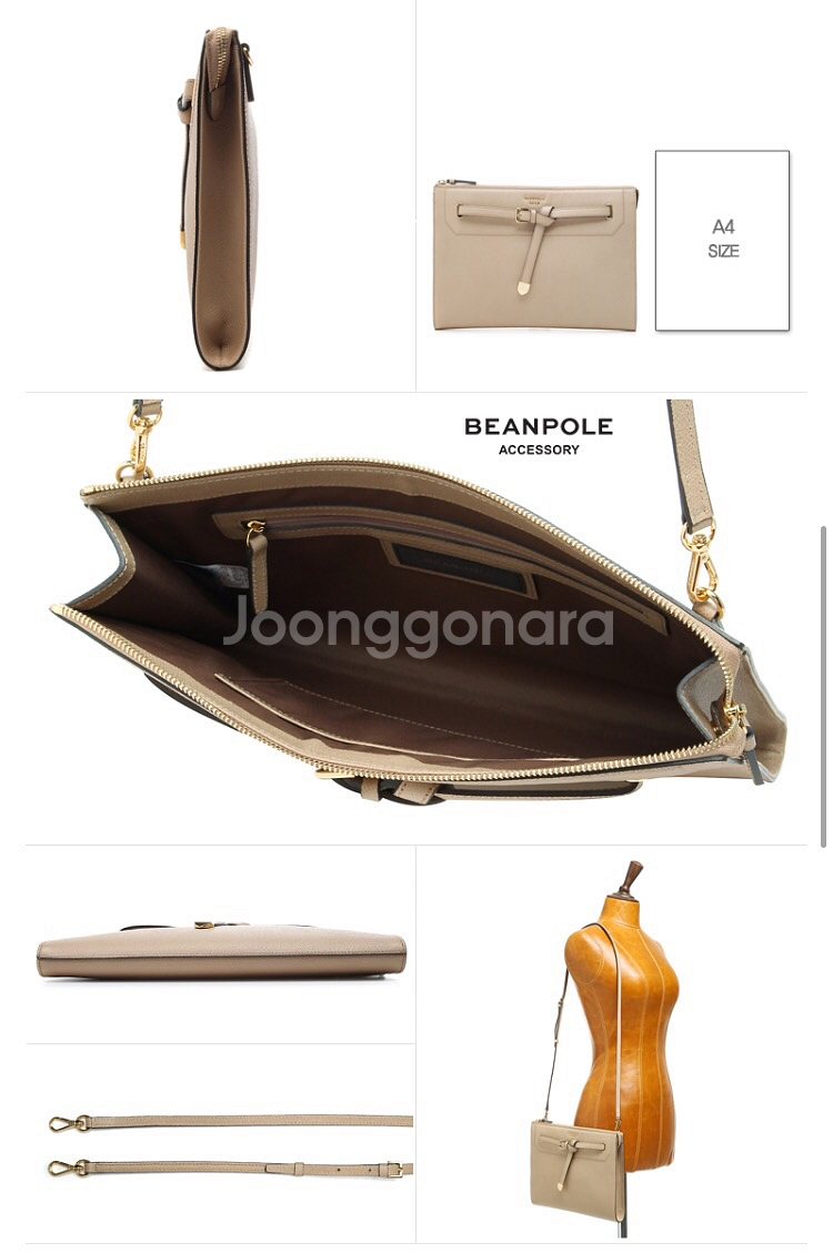 빈폴 헤릿 클러치백--4