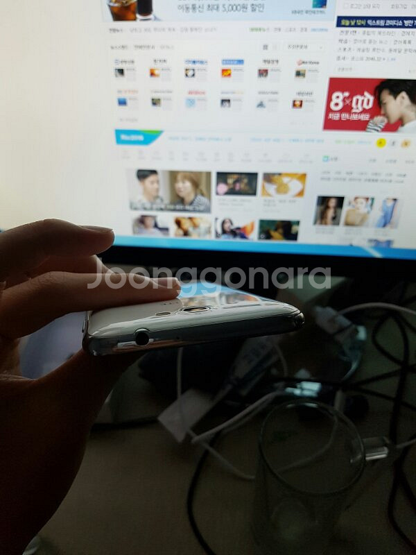 skt 갤럭시노트2 화이트 32g 정상해지폰 팝니--2