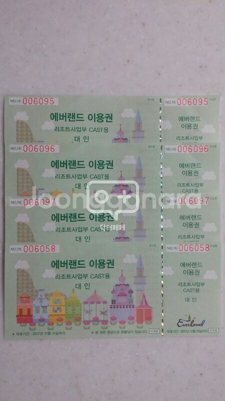 에버랜드 자유이용권--0