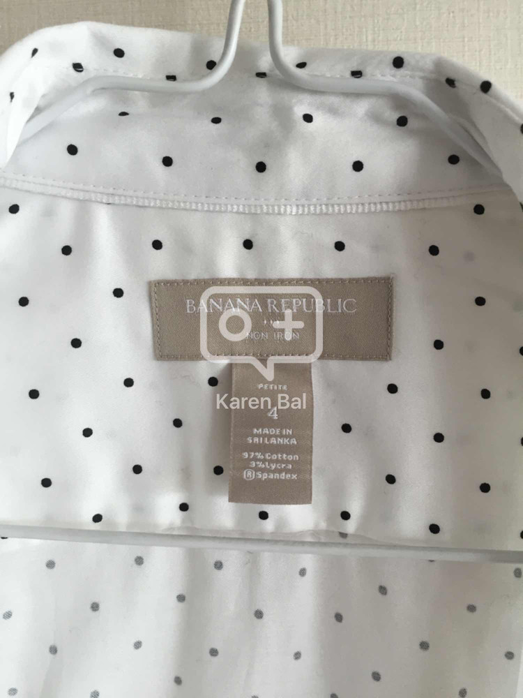 [중고] 바나나리퍼블릭 도트남방 이미지