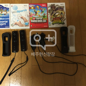 닌텐도 wii셋트 +cd4장