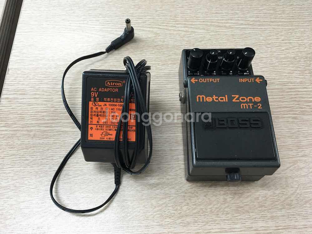 메탈존 이펙터 mt-2 아덥터 포함--2