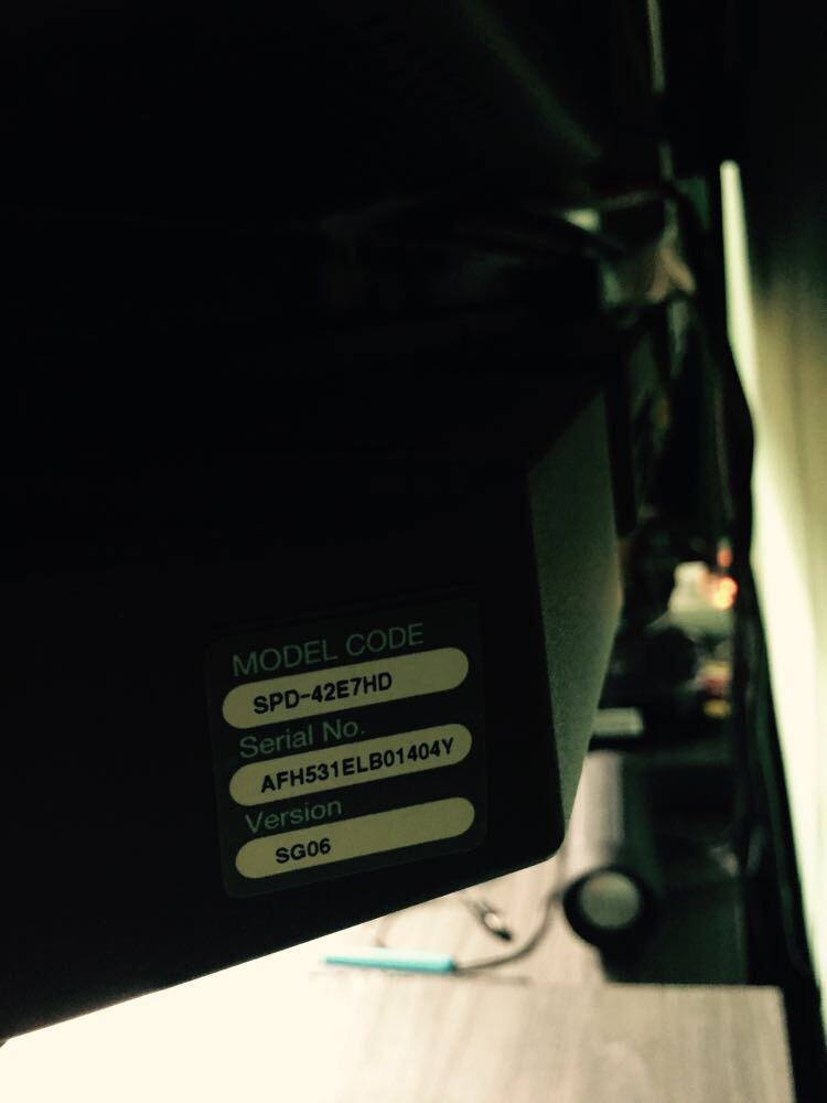 삼성 파브 pdp 42인치 티비 벽걸이 전용 7만--1