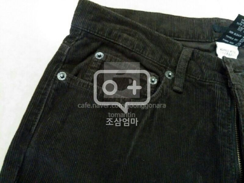 안나수이 쵸콜렛 골덴 바지 55사이즈--2