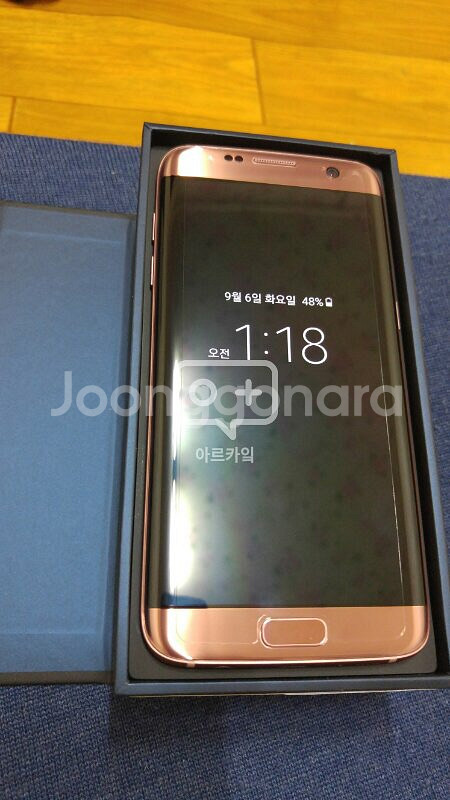 갤럭시 s7엣지 32g 로즈골드--1