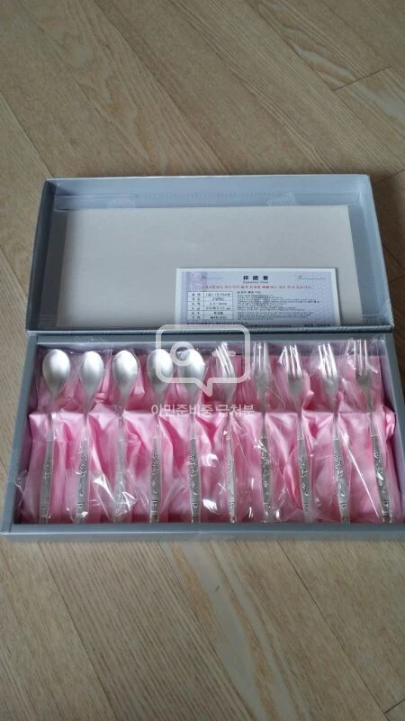 (새상품)은티스푼 과일포크 세트 10p 이미지
