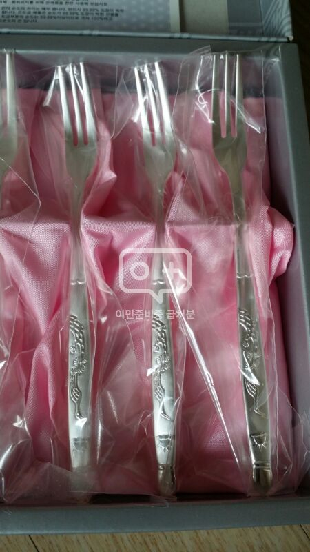 (새상품)은티스푼 과일포크 세트 10p--2