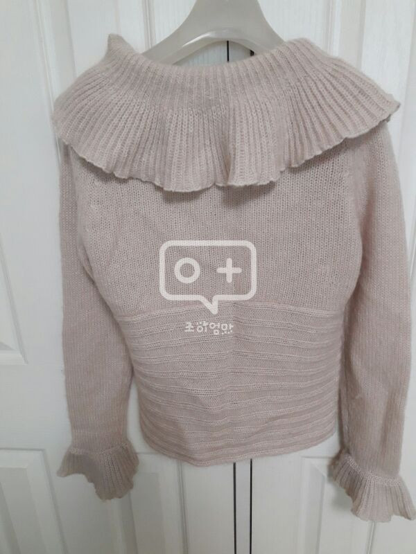 일본 Studio Paris 모헤어 프릴 니트 자--2