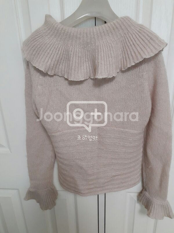 일본 Studio Paris 모헤어 프릴 니트 자--2