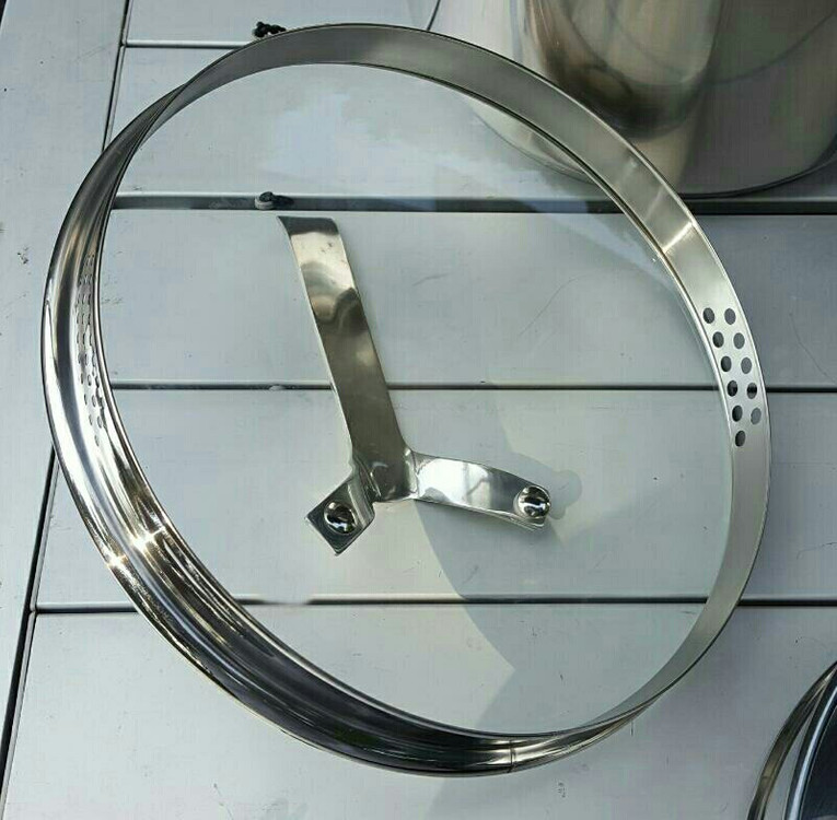 미사용 르에시앙 3중 바닥 스텐레스 6종 냄비세트 이미지