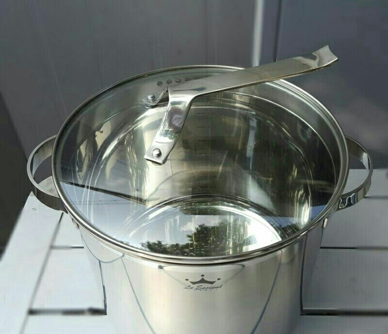 미사용 르에시앙 3중 바닥 스텐레스 6종 냄비세트 이미지