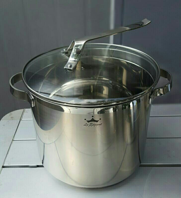미사용 르에시앙 3중 바닥 스텐레스 6종 냄비세트 이미지