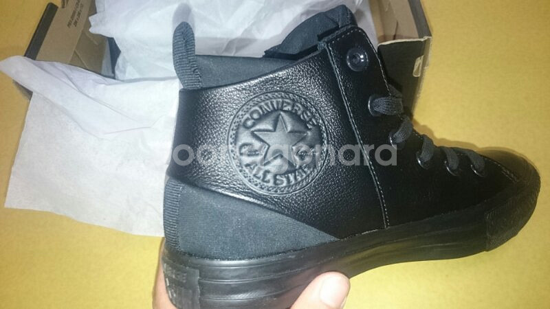 컨버스 레더 모노 블랙 245  신상품--0