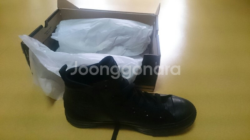 컨버스 레더 모노 블랙 245  신상품--3