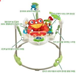 피셔프라이스 레인포레스트 점퍼루