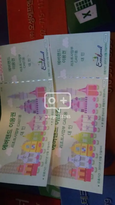 캐르비안/애버랜드(비수기)팝니다 이미지