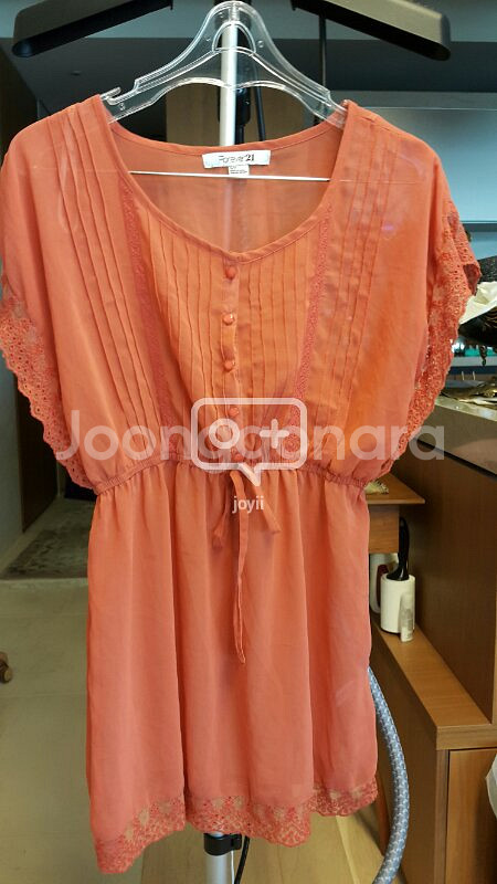 Forever21 시스루 블라우스--0