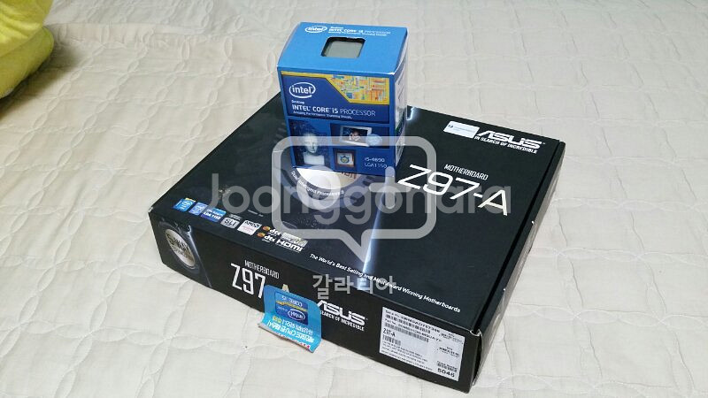 i5-4690 + ASUS Z97-A 팝니다--0