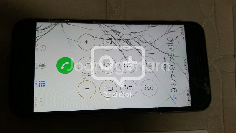 아이폰6 64G 액정깨진거 팝니다--6