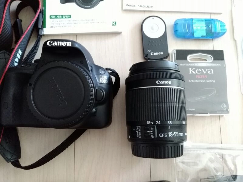 카메라 canon eos100d 바디 + efs  이미지