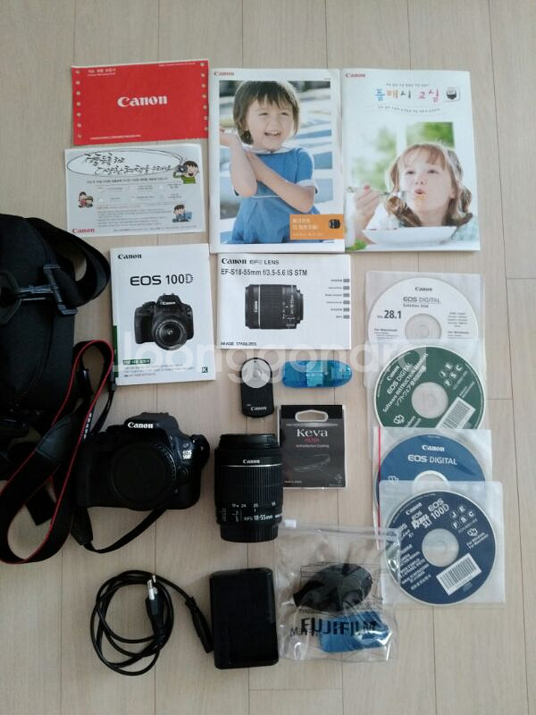 카메라 canon eos100d 바디 + efs --1