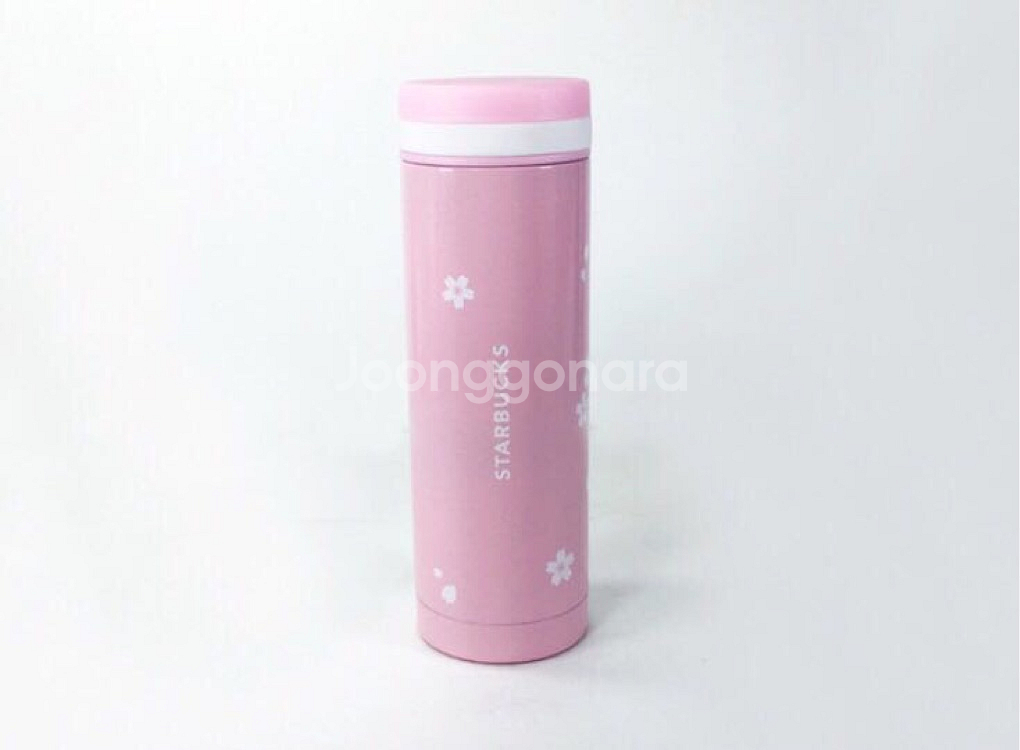 스타벅스 슬림 벚꽃 텀블러 화이트(입고)/핑크--5