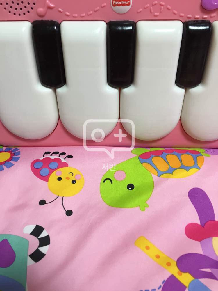 피셔프라이스 킥앤플레이 피아노짐 아기체육관  핑크--1