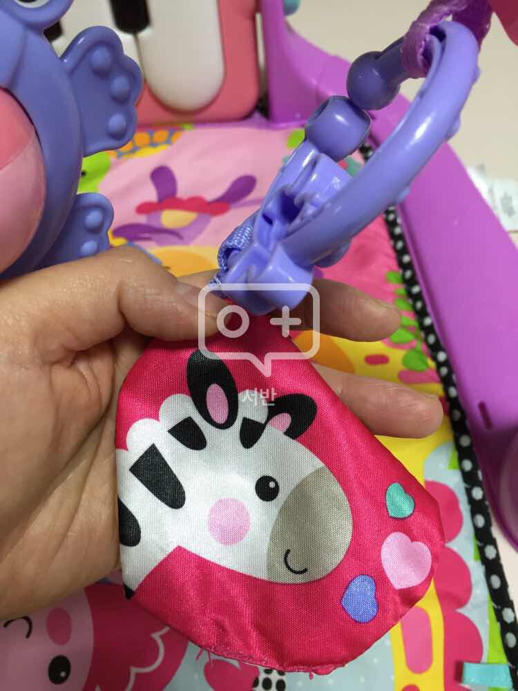 피셔프라이스 킥앤플레이 피아노짐 아기체육관  핑크--5