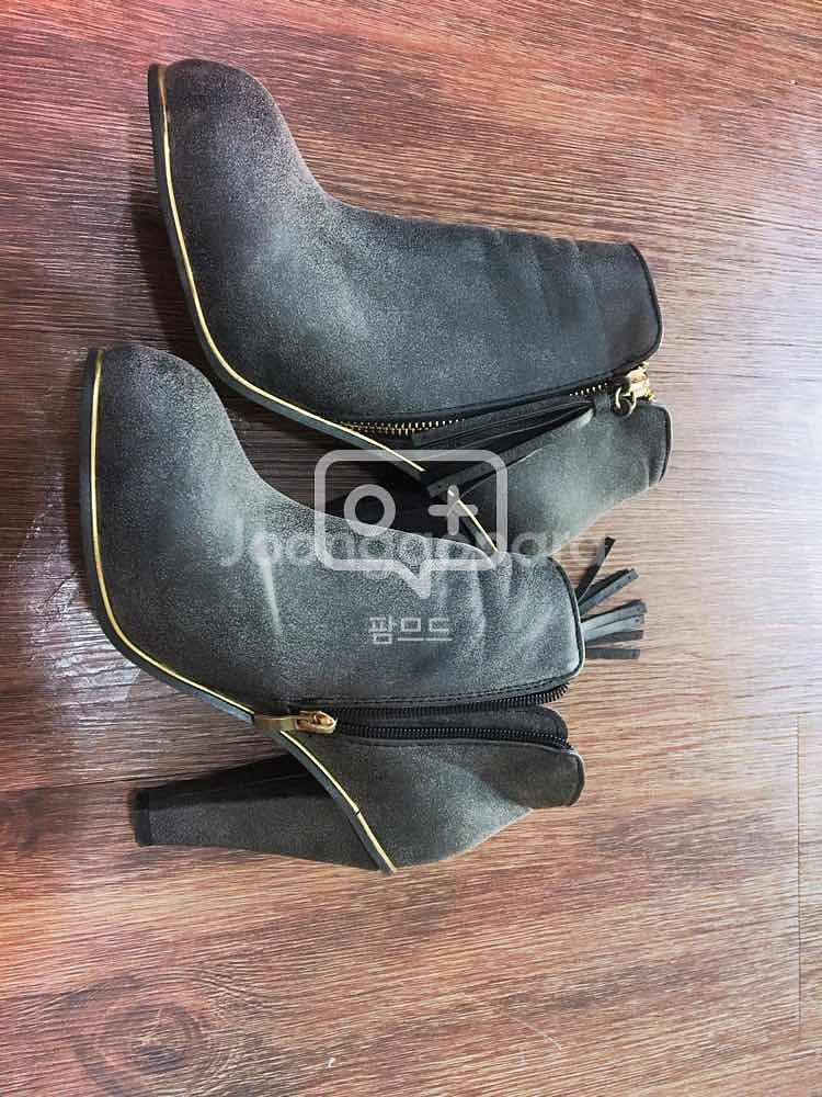 최고급 스웨이드 앵클부티--7