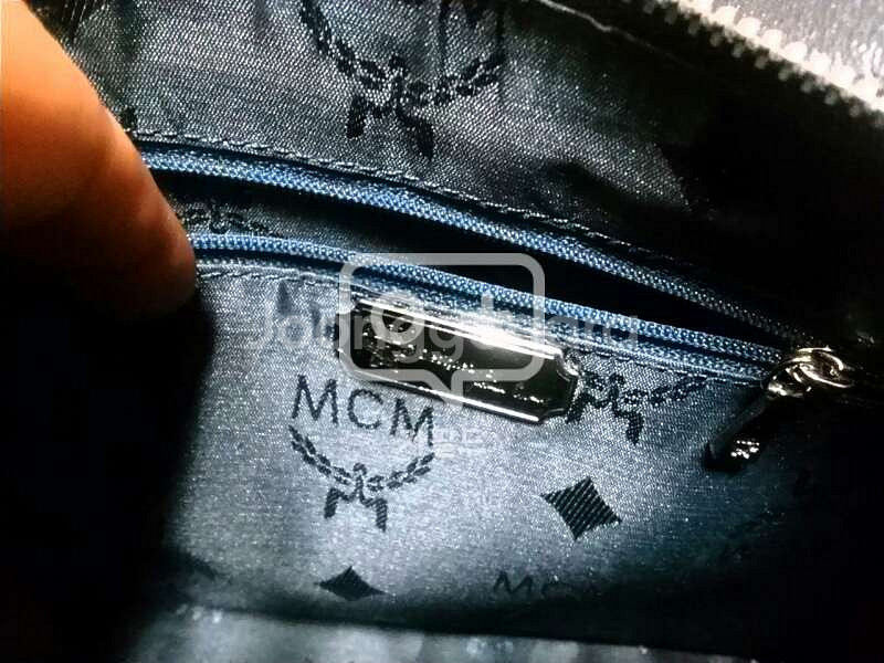가격인하))정품] MCM데님 빈티지 쟈가드 숄더백--6