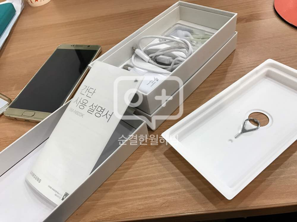 노트5 골드 32기가 완전박스 판매--1