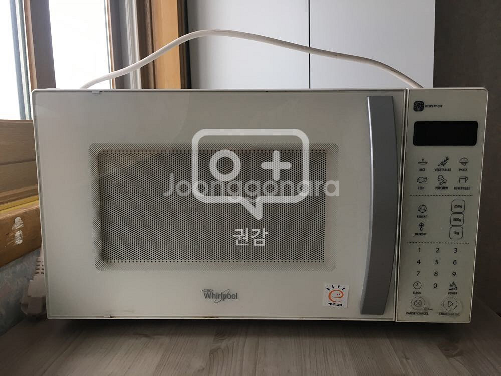 [부산 자취용품 정리] whirlpool 전자레인--0
