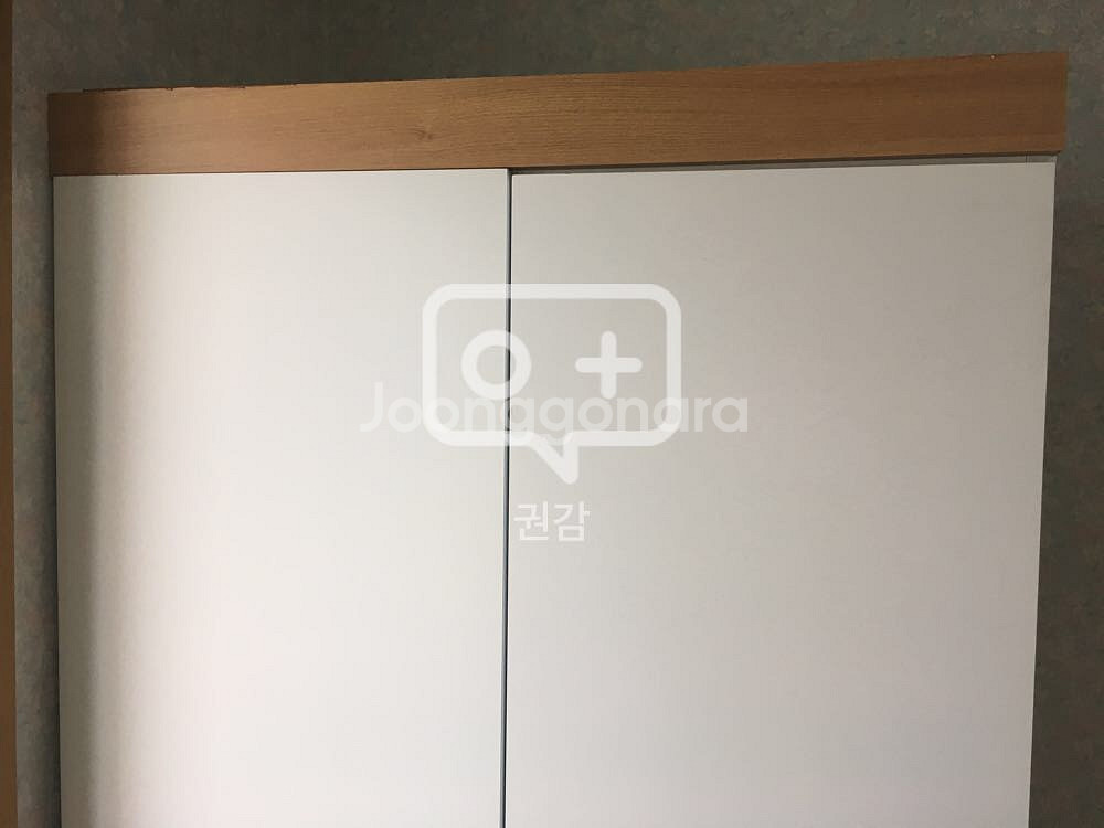 [부산 자취용품 정리] 옷장 (나무색/화이트)--2