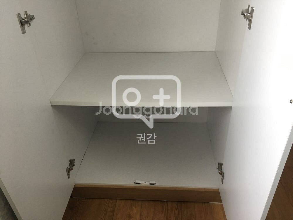 [부산 자취용품 정리] 옷장 (나무색/화이트)--6