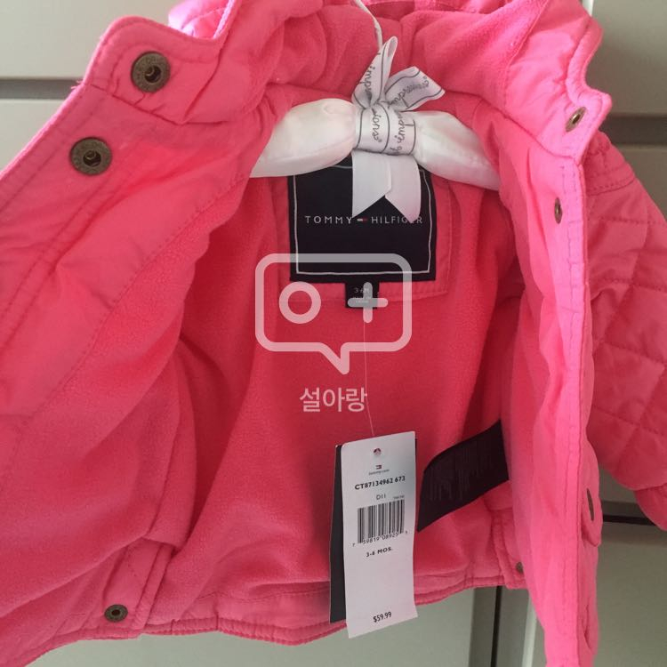 타미힐피거 여아 패딩--2