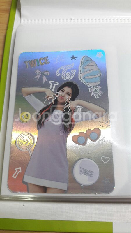 (교환)트와이스3집 TT 홀로그램 포토카드 사나--1