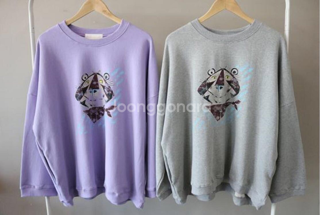 👍🏻인기[그레이/연보라] 고야드 맨투맨--4