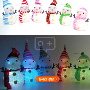 불빛 LED 눈사람 인형,전구,크리스마스 선물,장